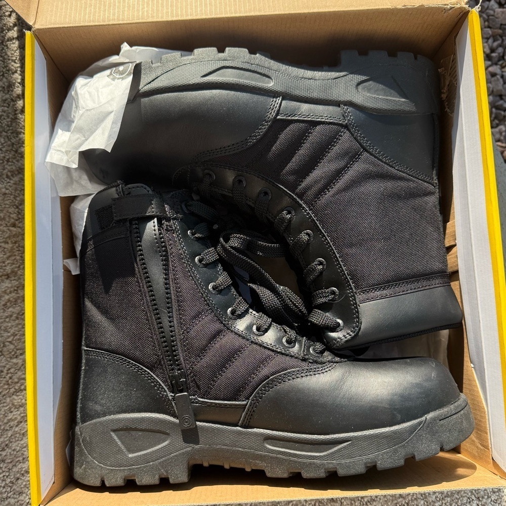 NEW Original SWAT Tactical Classic 9" Composite Toe Side-Zip Work Boots - $147
